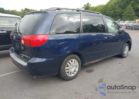 2006 Toyota Sienna Le из США, поврежденный, VIN 5TDZA23C66S409003
